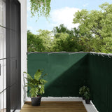 Vidaxl Balcony Screen 120x800 cm 100% Oxford poliestere verde scuro