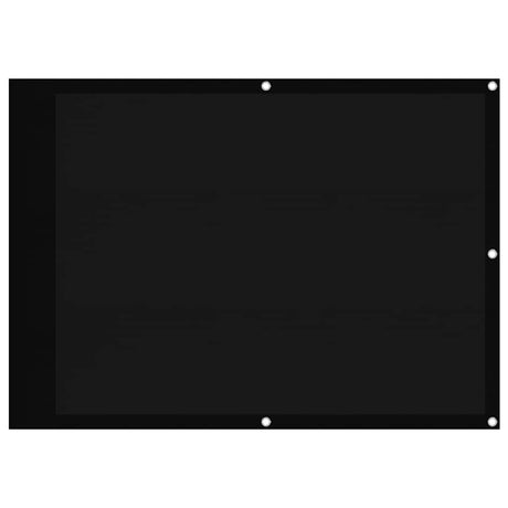 Vidaxl balkonscherm 75x700 cm 100% oxford polyester zwart