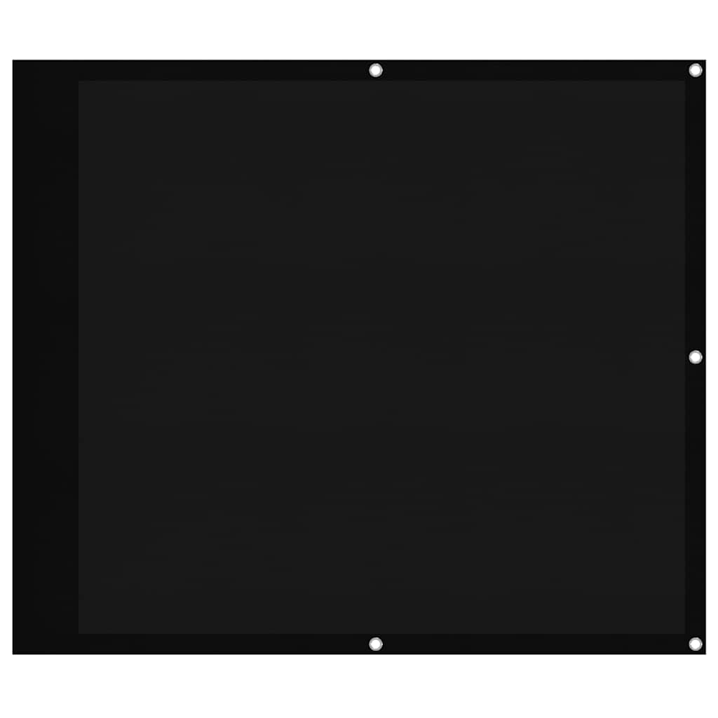 Vidaxl balkonscherm 90x800 cm 100% oxford polyester zwart
