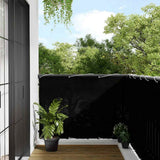 Vidaxl balkonscherm 120x1000 cm 100% oxford polyester zwart