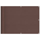 Vidaxl Balcony screen 75x700 cm 100% Oxford Polyester Brown