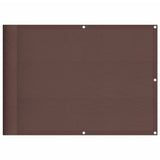 Vidaxl balkonscherm 75x700 cm 100% oxford polyester bruin