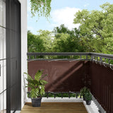 Vidaxl Balcony Screen 75x700 cm 100% Oxford poliestere marrone