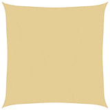 Vidaxl zonnezeil 4,5x4,5 m 100% polyester oxford zandkleurig