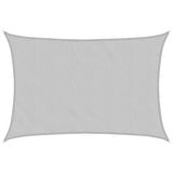 Vidaxl zonnezeil 5x3 m 100% polyester oxford lichtgrijs