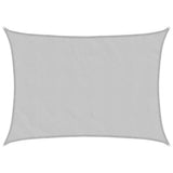 Vidaxl zonnezeil 8x6 m 100% polyester oxford lichtgrijs