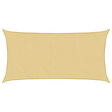 Vidaxl zonnezeil 3,5x2 m 100% polyester oxford zandkleurig