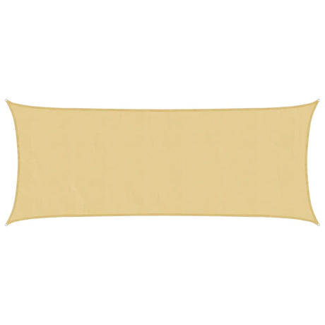 Vidaxl zonnezeil 4,5x2 m 100% polyester oxford zandkleurig