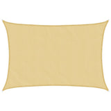 Vidaxl zonnezeil 7x6 m 100% polyester oxford zandkleurig