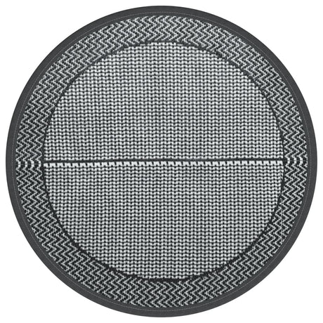 Vidaxl buitenkleed arakil ø120 cm pp grijs