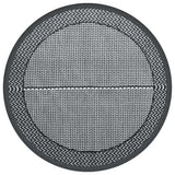 Vidaxl ausserhalb rug arakil Ø160 cm Polyprope Grey