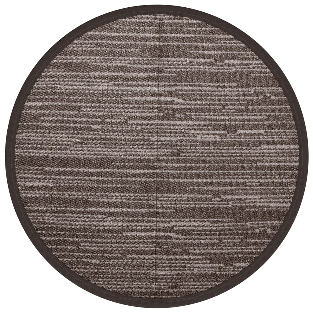 VidaXL outside rug arakil Ø160 cm polypropene brown