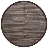 VidaXL outside rug arakil Ø200 cm polypropene brown