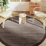 VidaXL outside rug arakil Ø200 cm polypropene brown