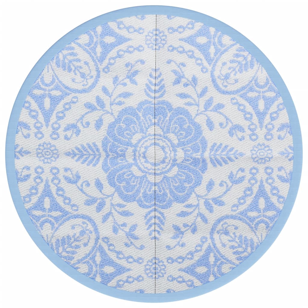 Vidaxl outside rug arakil Ø160 cm polypropene baby blue