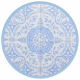 Vidaxl outside rug arakil Ø160 cm polypropene baby blue