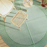 VidaXL outside rug arakil Ø 200 cm Polypropene green