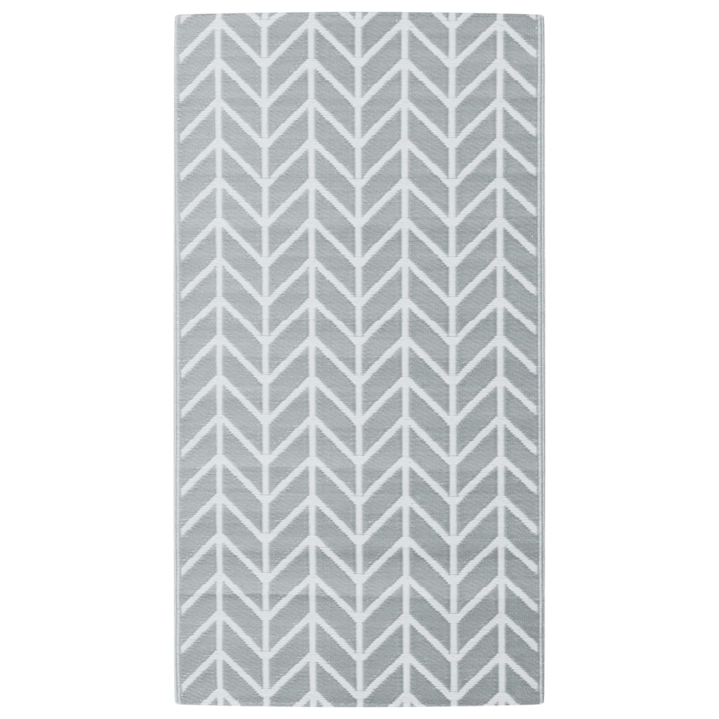 Vidaxl extérieur tapis arakil 80x150 cm pp gris