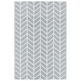 Vidaxl extérieur tapis Arakil 120x180 cm pp gris