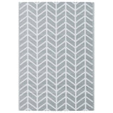 Vidaxl extérieur tapis arakil 160x230 cm pp gris