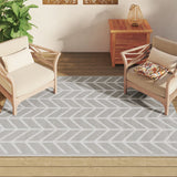 Vidaxl outside rug Arakil 140x200 cm pp gray