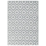 Vidaxl buitenkleed arakil 160x230 cm pp grijs