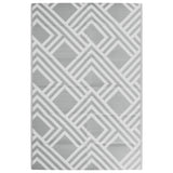 Vidaxl extérieur tapis Arakil 120x180 cm pp gris