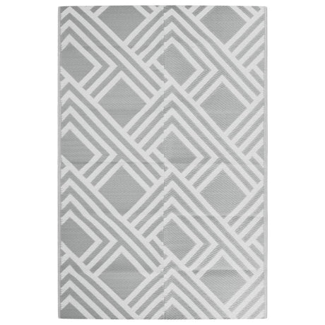 Vidaxl buitenkleed arakil 120x180 cm pp grijs