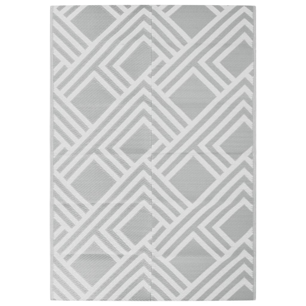 Vidaxl Outside Rug Arakil 160x230 cm Pp Grey