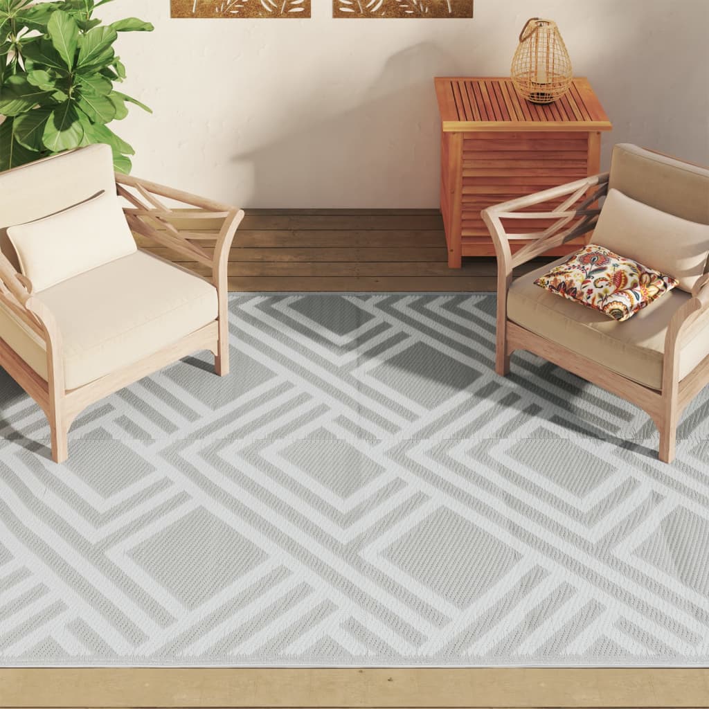 Vidaxl Outside Rug Arakil 160x230 cm Pp Grey