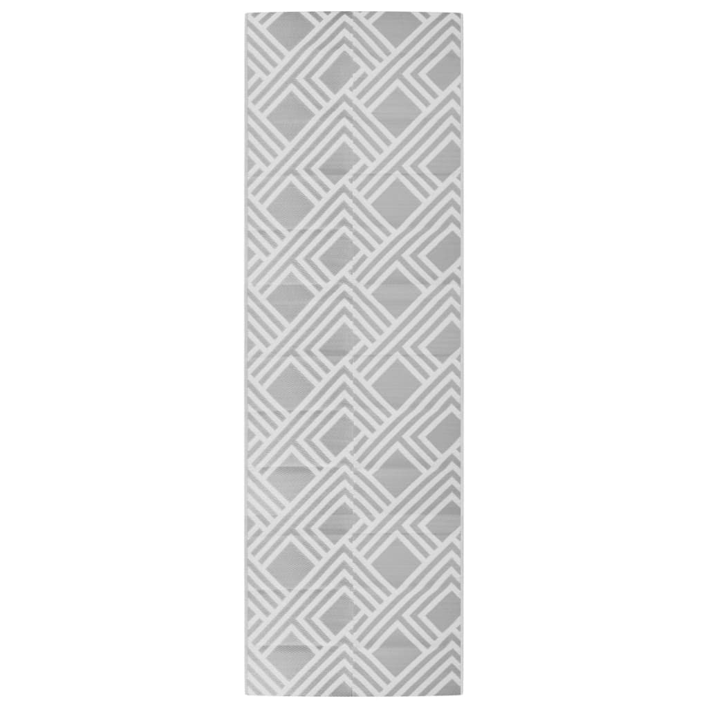 Vidaxl buitenkleed arakil 80x250 cm pp grijs