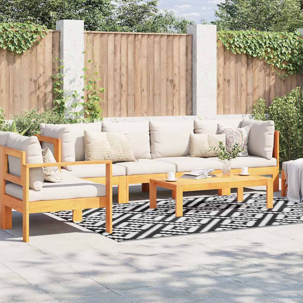 Vidaxl buitenkleed arakil 160x230 cm pp wit en zwart