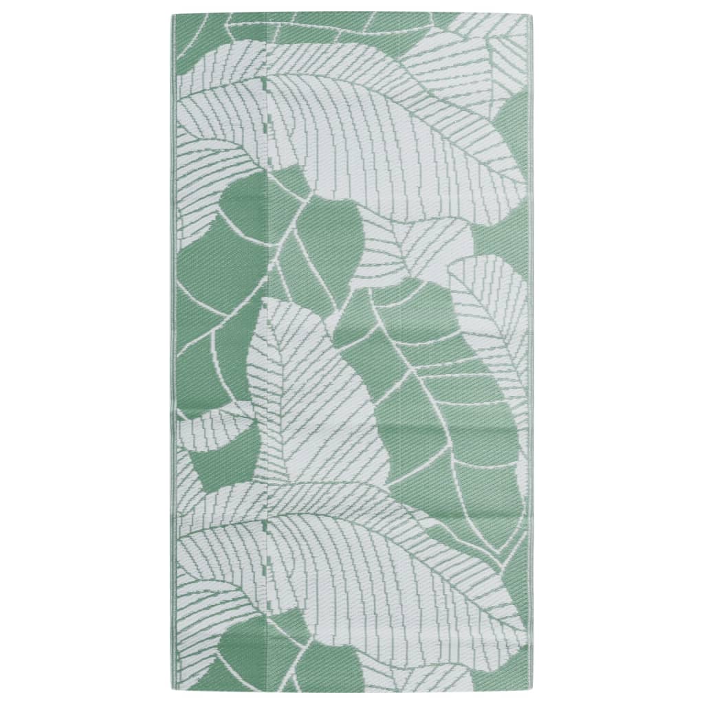 Vidaxl à l'extérieur du tapis aakil 80x150 cm vert polypropène