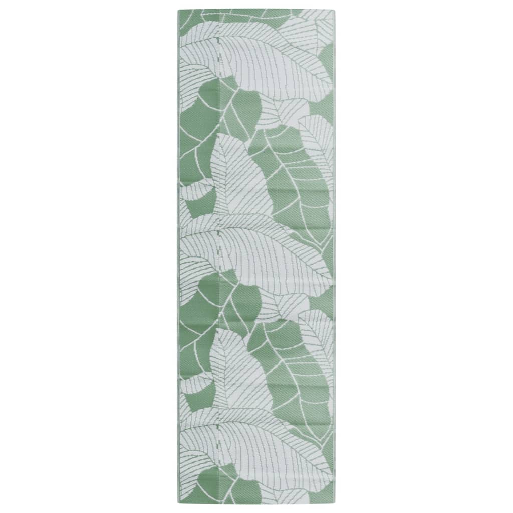 Vidaxl outside rug Aakil 80x250 cm Polypropene green