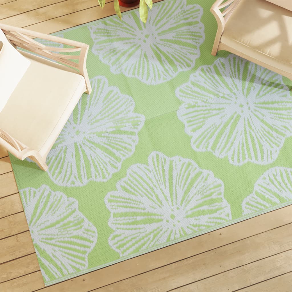 Vidaxl Outside Rug Arakil 160x230 cm Pp Green