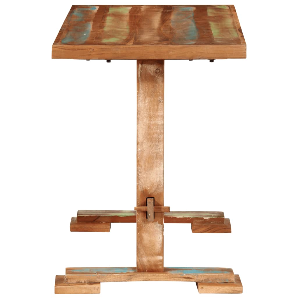 Vidaxl eettafel 110x55x78 cm massief gerecycled hout