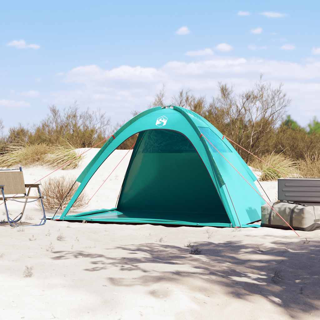 Vidaxl beach tent waterproof sea green