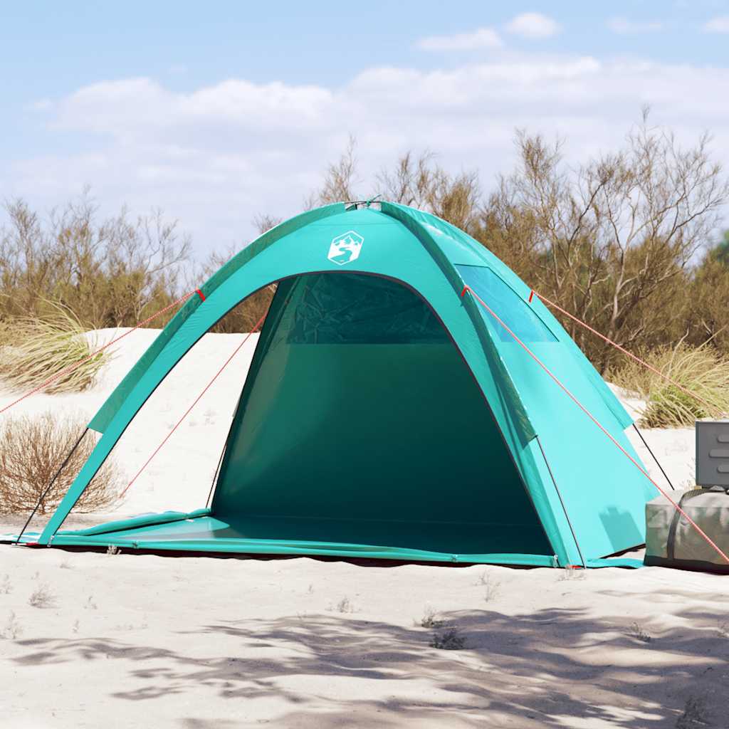 Vidaxl Beach Tent Wodoodporne morskie zielone