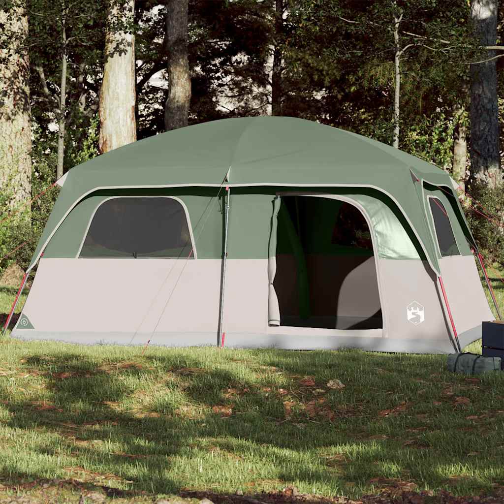 Vidaxl family 10-person waterproof green