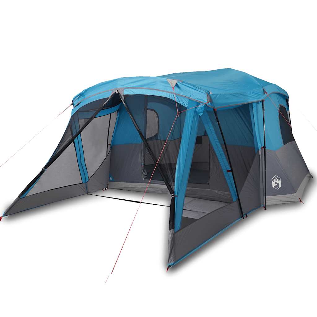 Tenda Vidaxl con tenda da tenda di 4 persone Blu impermeabile