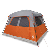 Vidaxl Family 6 Person étanche gris et orange