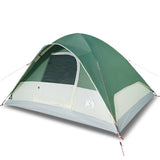 Vidaxl Dome Tenda a 6 persone impermeabile verde