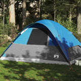 Vidaxl Dome Tent Blue impermeable de 6 personas