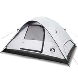 Vidaxl Dome Tent de 6 personas impermeabilizando polvo blanco