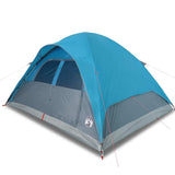 Vidaxl Dome Tent Blue impermeable de 6 personas