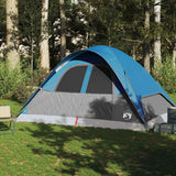 Vidaxl dome tente 6 personnes imperméables bleu