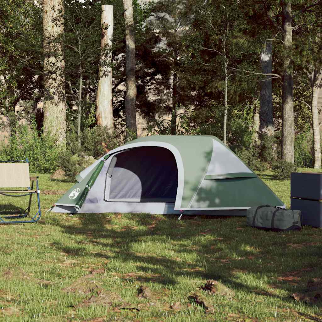 Vidaxl Dome Tenda 1 persona impermeabile verde