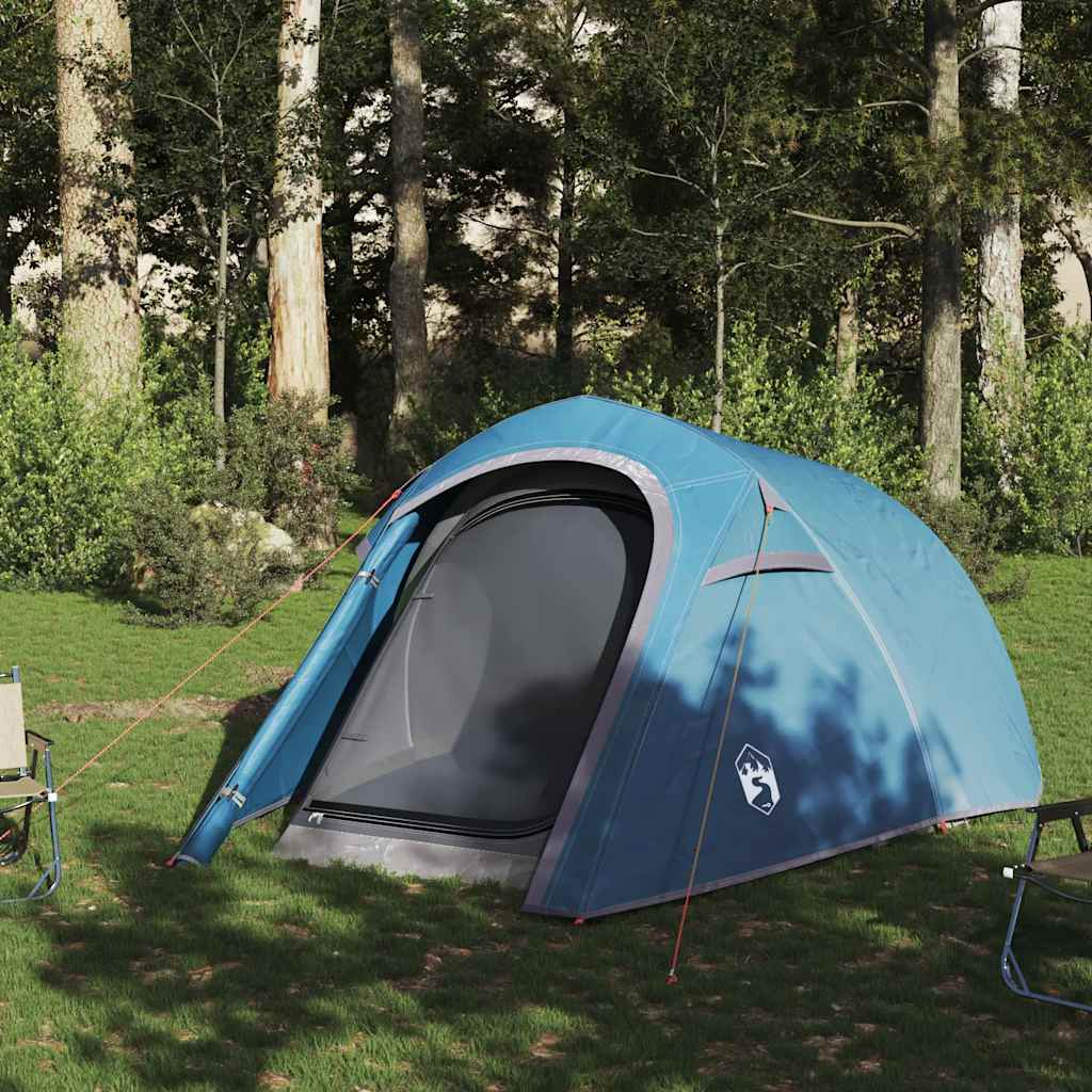 Vidaxl Tunnel tent 3-person waterproof blue