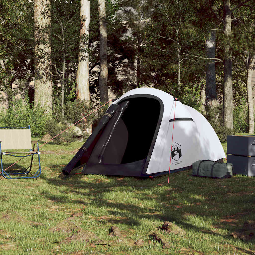 Vidaxl túnel Tent de 2 personas impermeabilizando la tela blanca