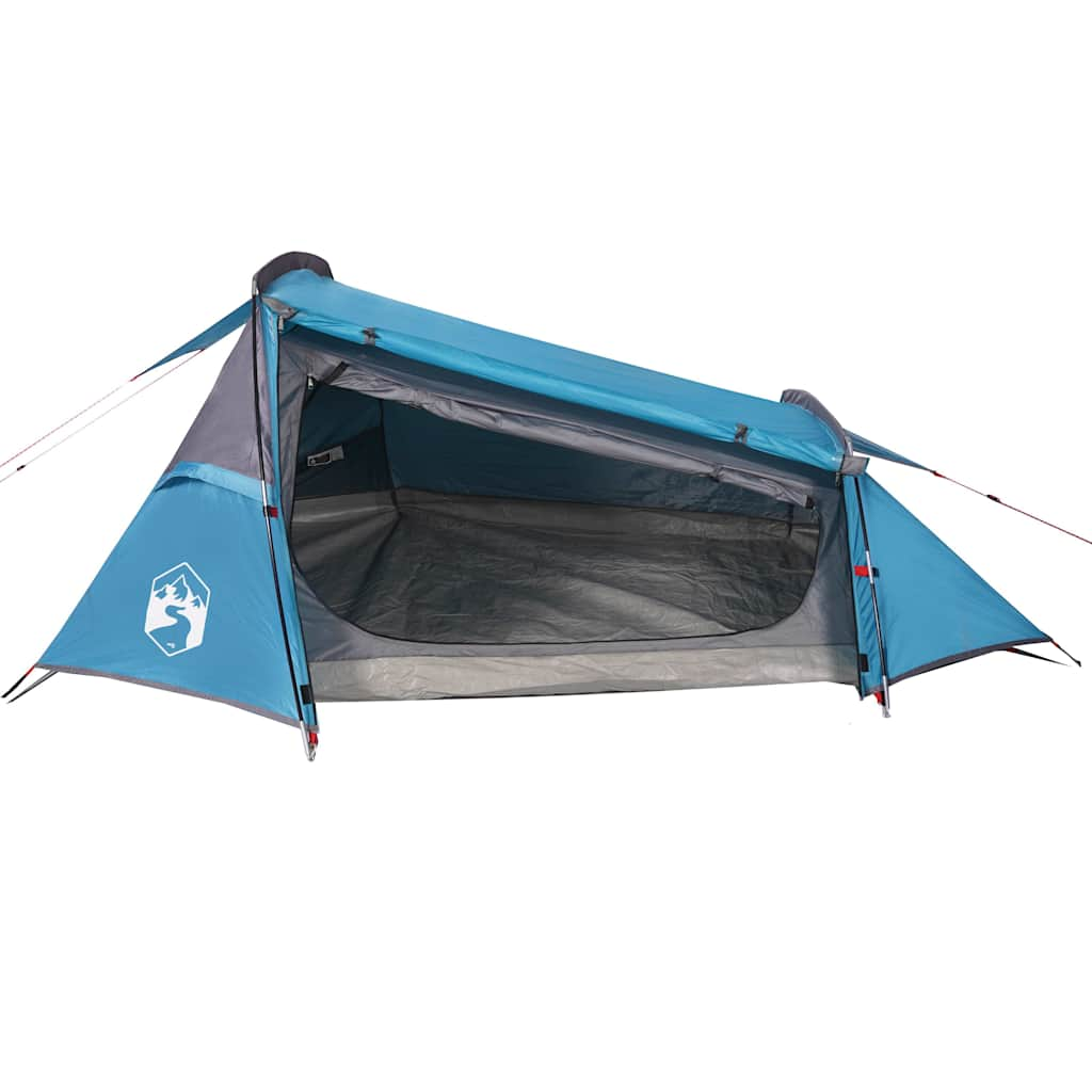 Tenda tunnel Vidaxl Blu impermeabile per 2 persone